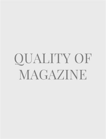 Quality of Magazine