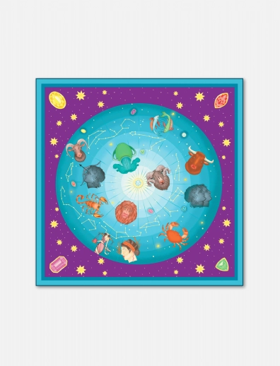 Zodiac Chart İpek Fular