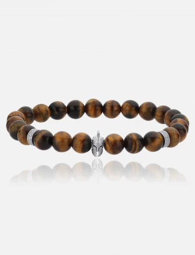 Helmet Tigers Eye Bracelet