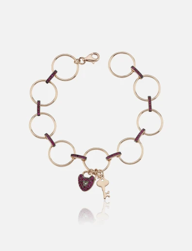 Key and Lock Bracelet