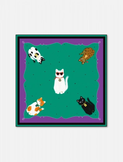 Cats With Jewelry İpek Fular