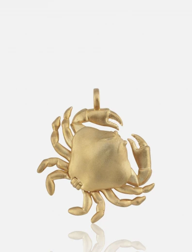 Crab Locket Charm