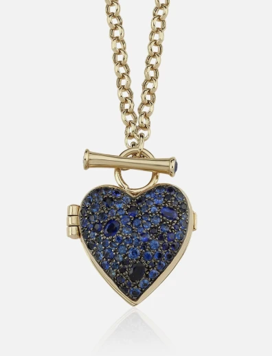 Heart Locket Sapphire