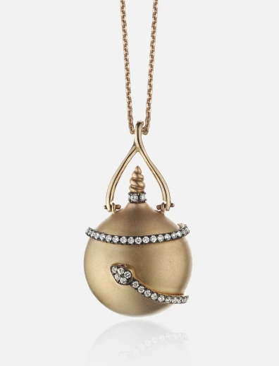 Serpent Perfume Pendant