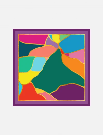 Kintsugi İpek Fular.