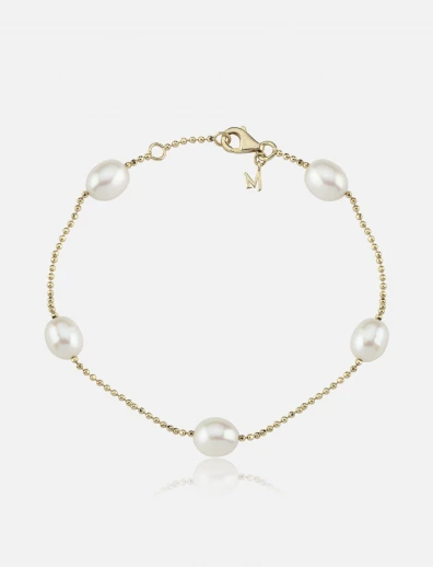 Golden Pearl Bracelet