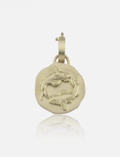 Golden Zodiac Charm