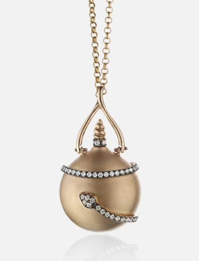 Serpent Perfume Pendant