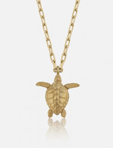 Tortoise Locket Necklace