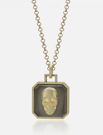 Skull Square Necklace
