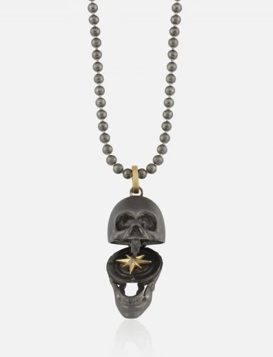 Skull Compass Necklace