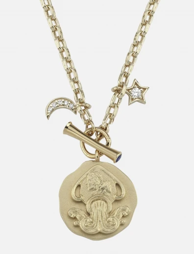 Golden Zodiac Necklace
