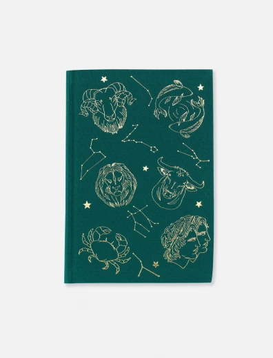 Zodiac Green Notebook