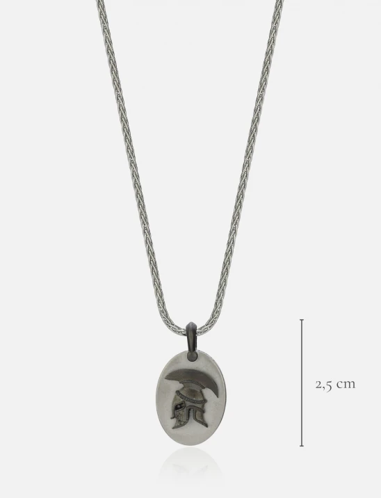 Helmet Oval Necklace