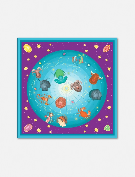 Zodiac Chart İpek Fular