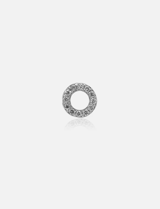 Circle Diamond Earring