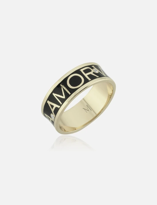 Amor Enamel Ring