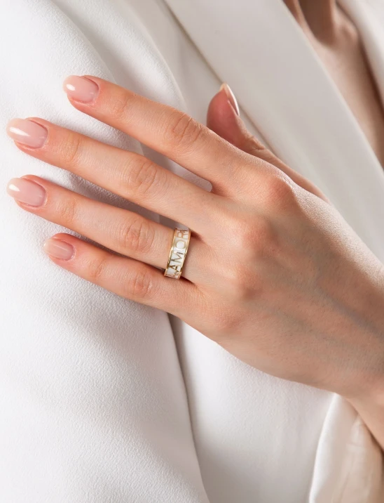 Amor Enamel Ring