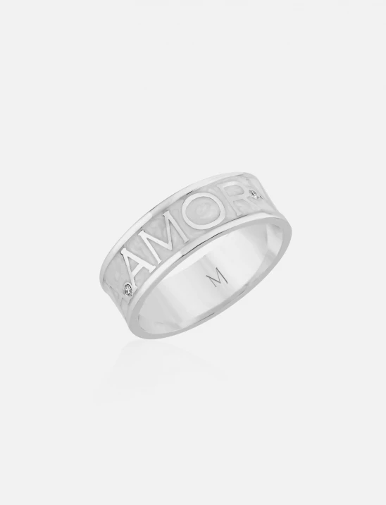 Amor Enamel Ring