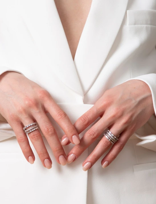 Wedding Diamond Ring - Marquise