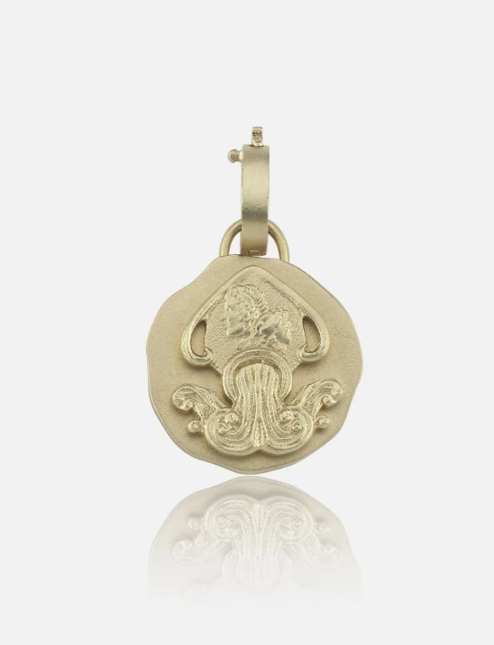 Golden Zodiac Charm