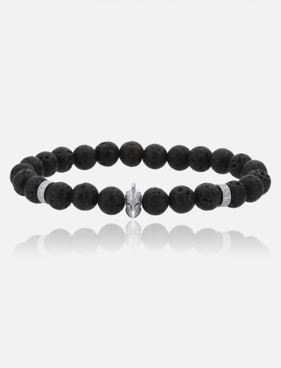 Helmet Black Lava Bracelet