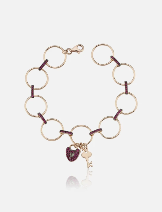 Key and Lock Bracelet