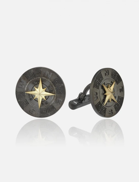 Compass Cufflink