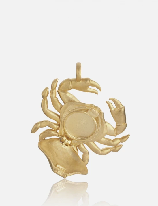 Crab Locket Charm