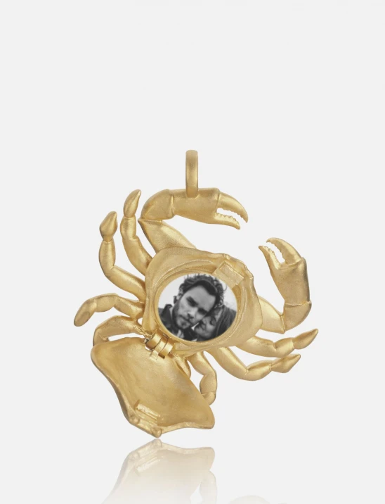 Crab Locket Charm