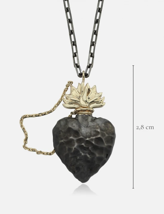 Flame Heart Necklace