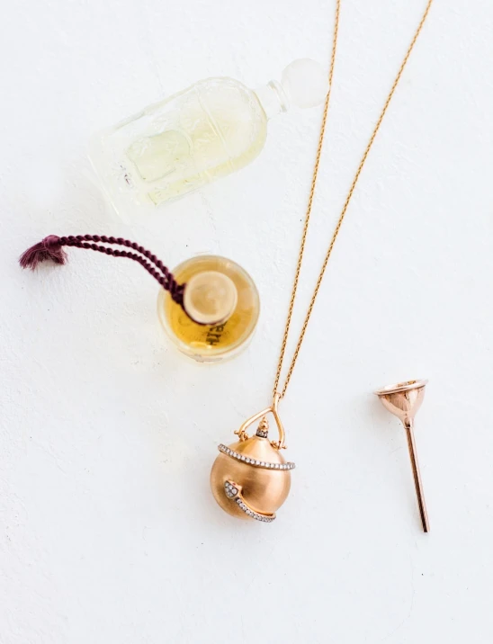 Serpent Perfume Pendant