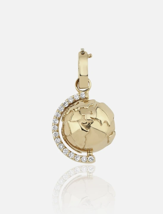 Golden Globe Diamond Charm