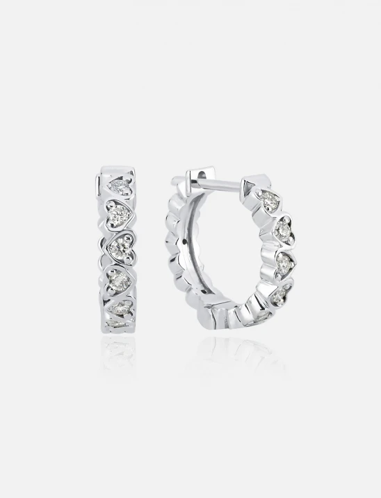 Wedding Earring - Heart I