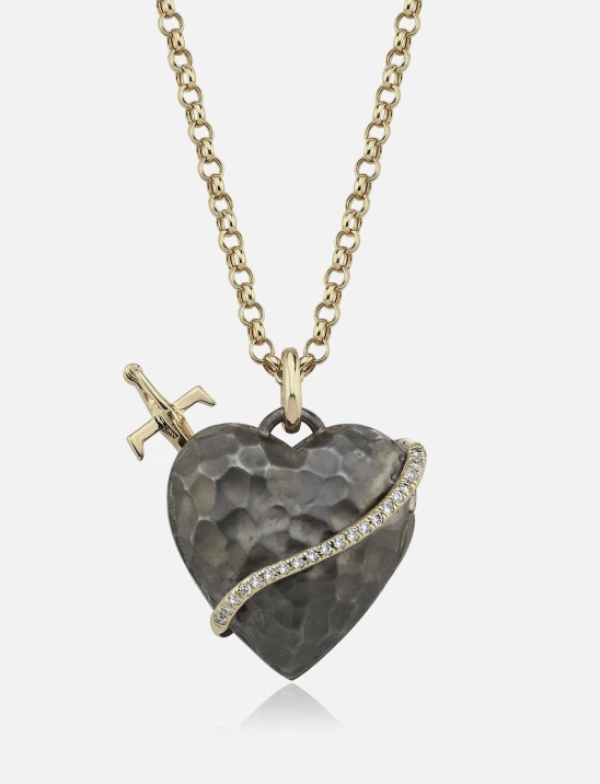 Sword & Serpent Heart Locket