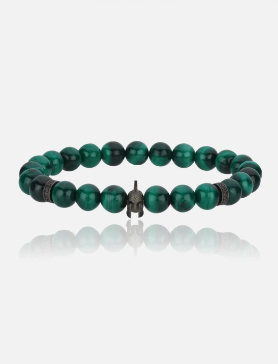Helmet Malachite Bracelet