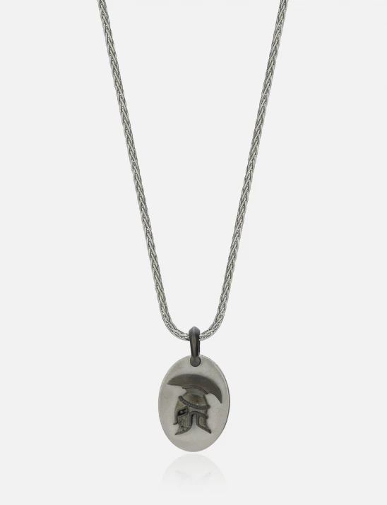 Helmet Oval Necklace
