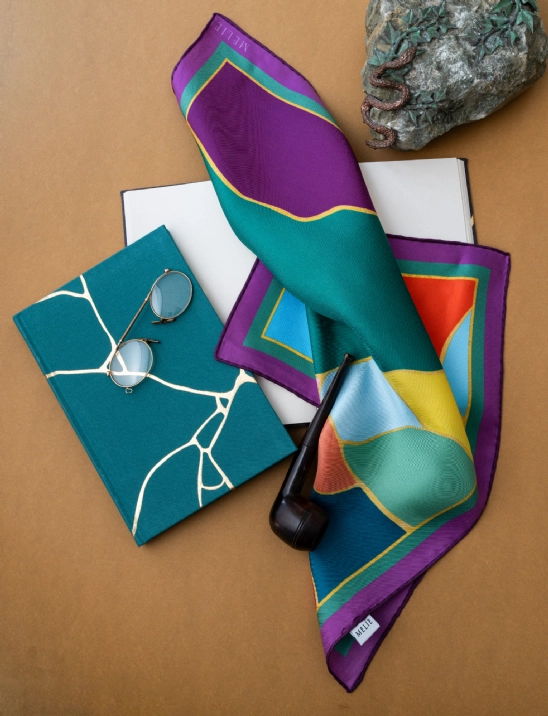 Kintsugi İpek Fular.