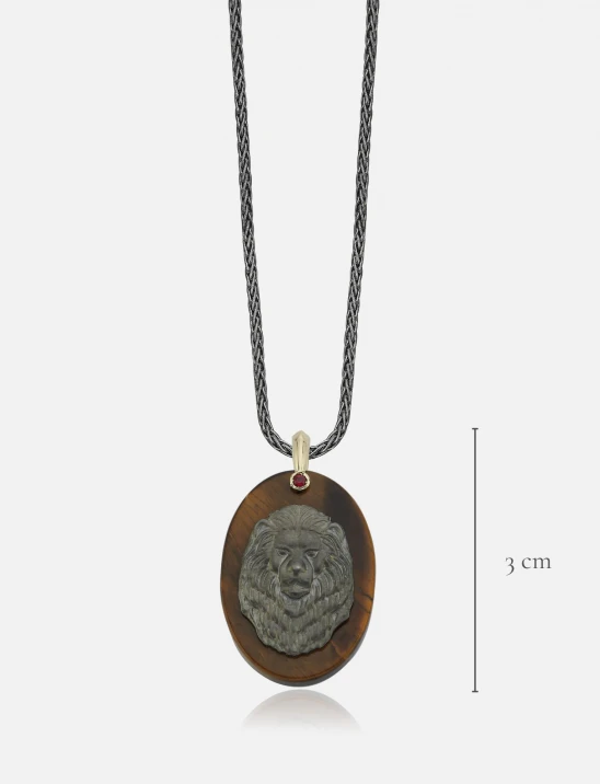 Leo Tigers Eye Necklace