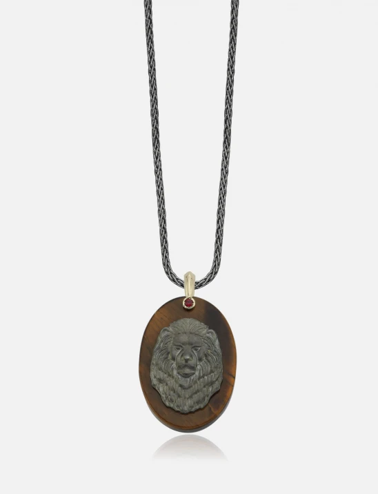 Leo Tigers Eye Necklace