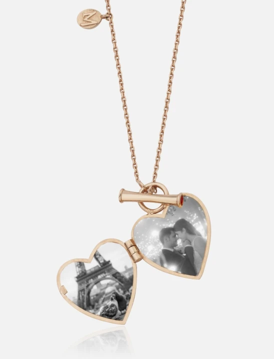 Heart Locket Pink Sapphire