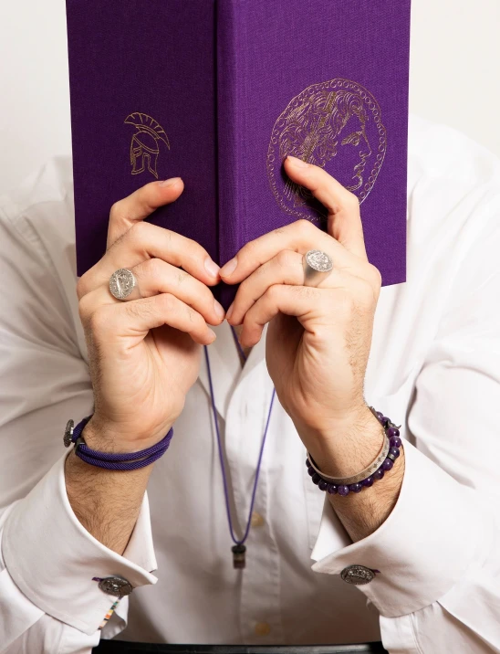 Marcus Purple Notebook