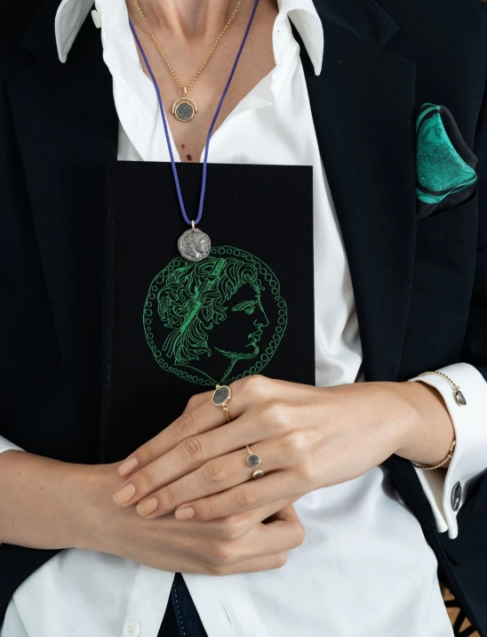 Marcus & Helmet Coin Necklace