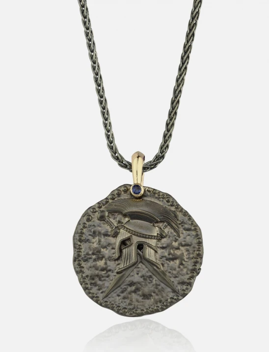 Marcus & Helmet Coin Necklace
