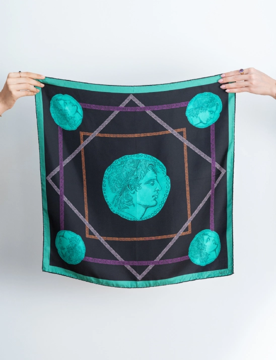 Marcus Coin İpek Fular 