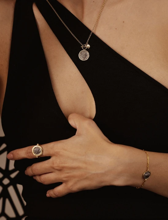 Marcus & Cleopatra Coin Bracelet