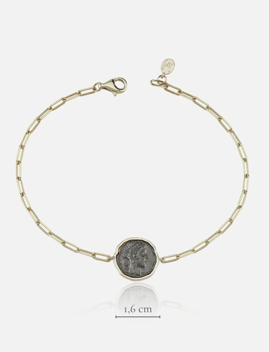Marcus & Cleopatra Coin Bracelet