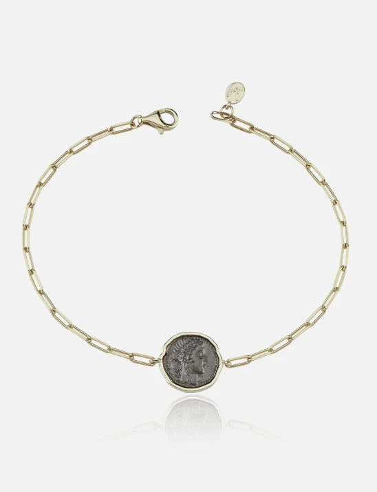 Marcus & Cleopatra Coin Bracelet