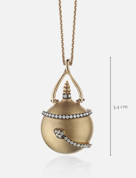 Serpent Perfume Pendant