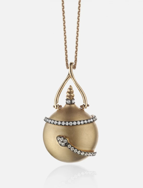 Serpent Perfume Pendant